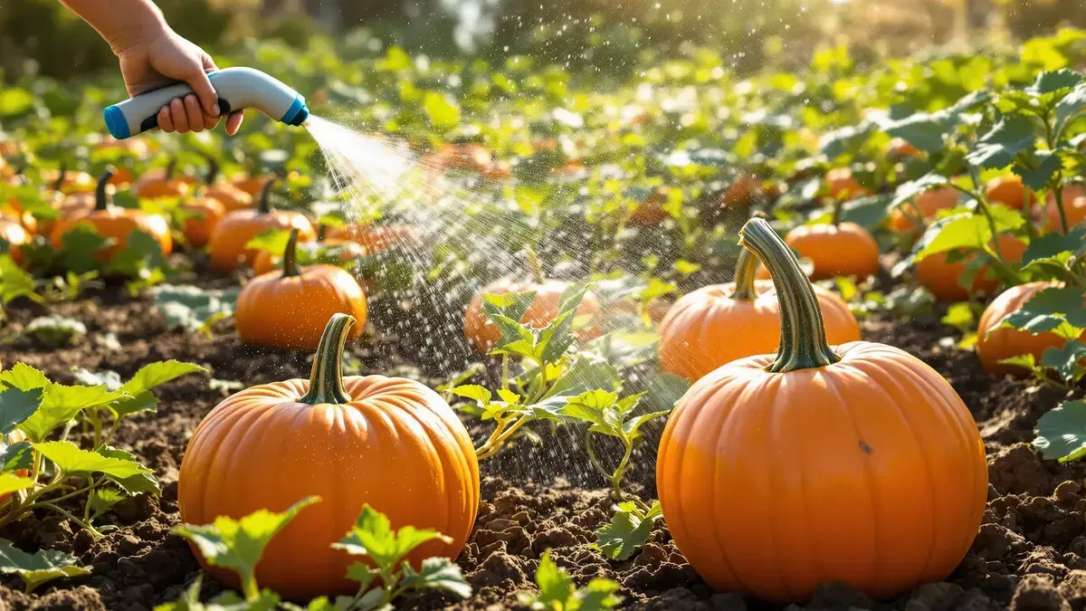 De pompoenen uit de moestuin: een eenvoudige ochtendroutine om je kwetsbare oogst te maximaliseren